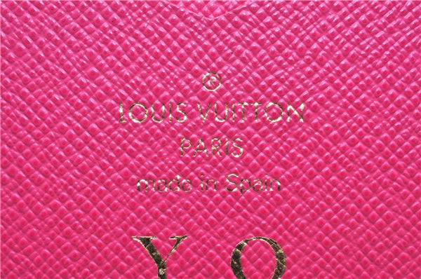 Authentic Louis Vuitton Monogram Folio Iphone X Xs Case Pink M63444 LV 3332E