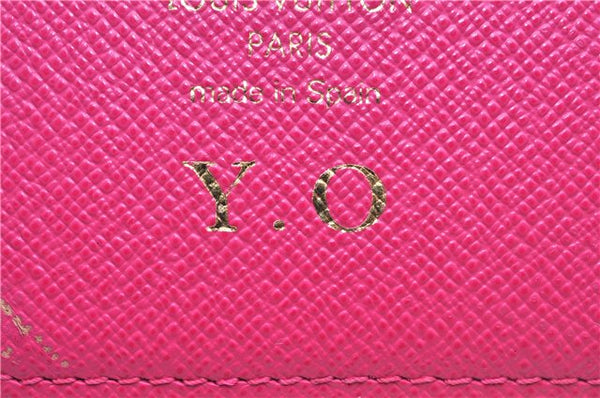 Authentic Louis Vuitton Monogram Folio Iphone X Xs Case Pink M63444 LV 3332E