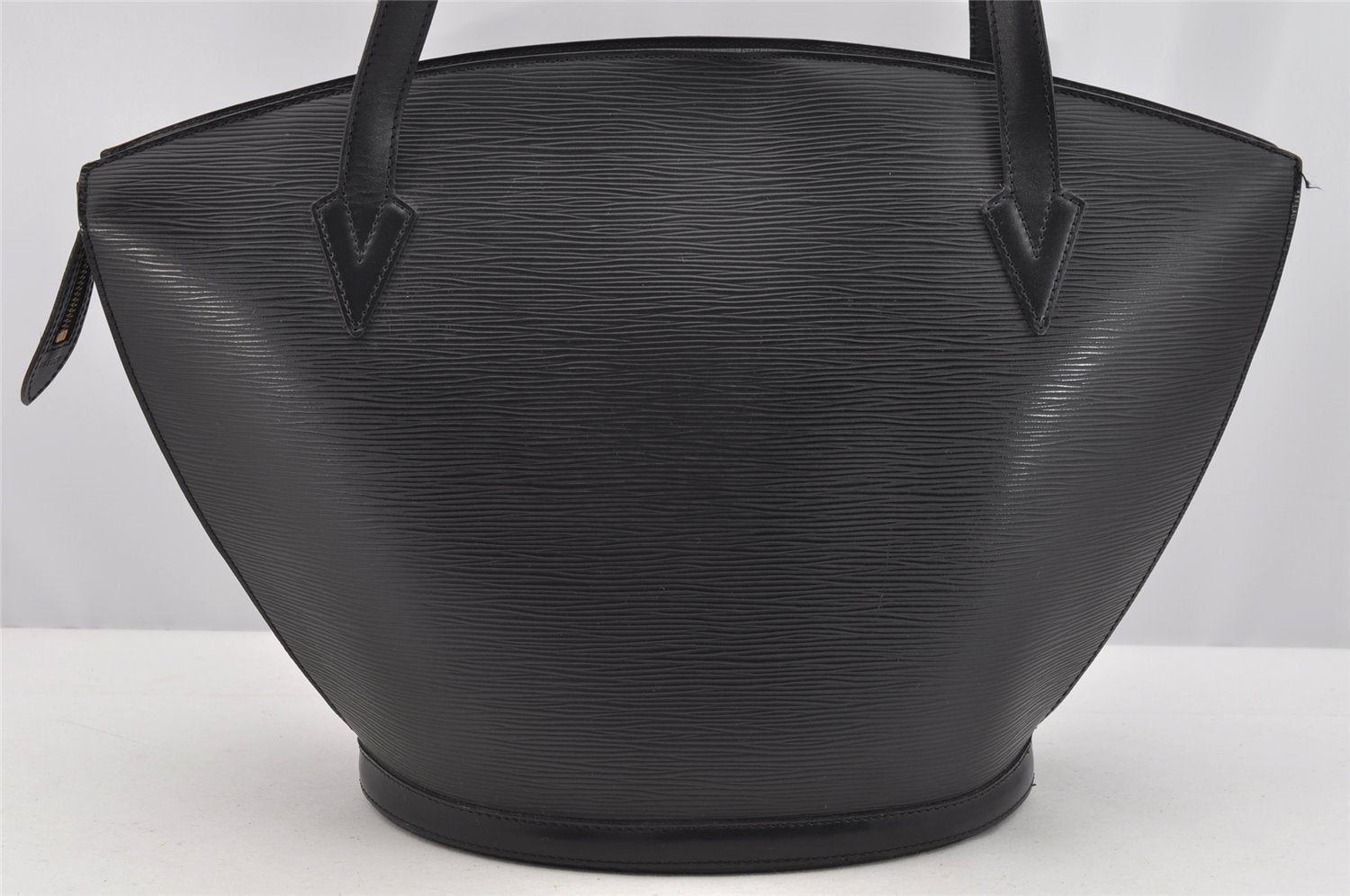 Auth Louis Vuitton Epi Saint Jacques Shopping Shoulder Bag Black M52262 LV 3332I