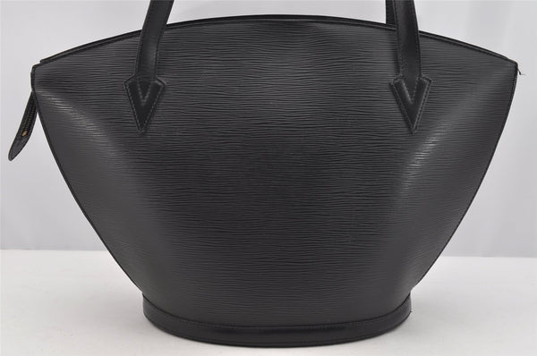 Auth Louis Vuitton Epi Saint Jacques Shopping Shoulder Bag Black M52262 LV 3332I