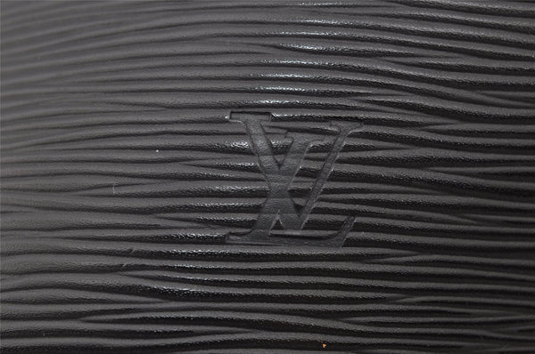 Auth Louis Vuitton Epi Saint Jacques Shopping Shoulder Bag Black M52262 LV 3332I