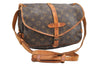 Authentic Louis Vuitton Monogram Saumur 30 Shoulder Cross Bag M42256 LV 3333I