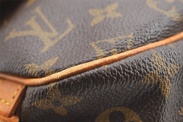 Authentic Louis Vuitton Monogram Saumur 30 Shoulder Cross Bag M42256 LV 3333I