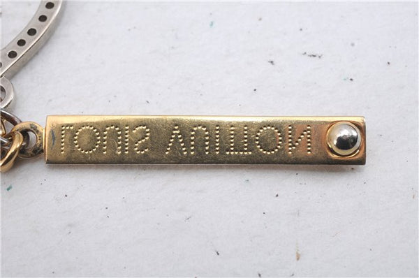 Authentic Louis Vuitton Bijoux Sac Tapage Bag Charm Gold Silver M65090 LV 3334D