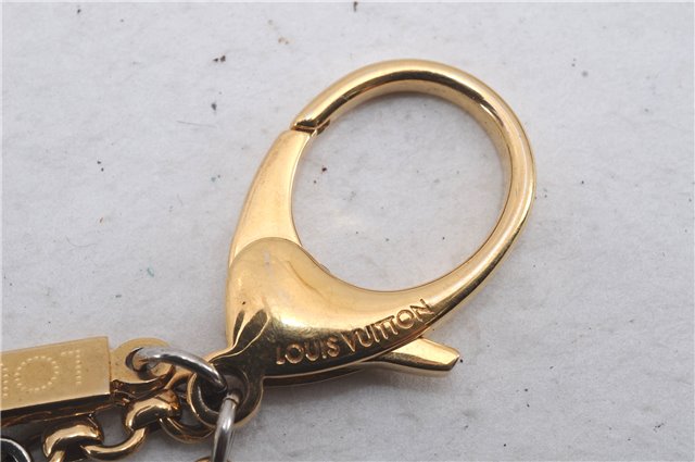Authentic Louis Vuitton Bijoux Sac Tapage Bag Charm Gold Silver M65090 LV 3334D