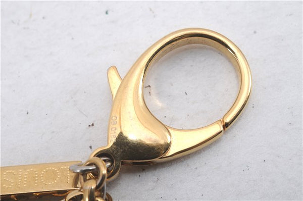 Authentic Louis Vuitton Bijoux Sac Tapage Bag Charm Gold Silver M65090 LV 3334D