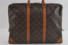 Authentic Louis Vuitton Monogram Porte Documents Voyage M53361 Briefcase 3334I