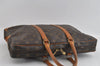 Authentic Louis Vuitton Monogram Porte Documents Voyage M53361 Briefcase 3334I