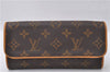 Auth Louis Vuitton Monogram Pochette Twin PM Shoulder Bag M51854 LV Junk 3335D