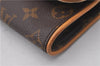 Auth Louis Vuitton Monogram Pochette Twin PM Shoulder Bag M51854 LV Junk 3335D