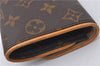 Auth Louis Vuitton Monogram Pochette Twin PM Shoulder Bag M51854 LV Junk 3335D