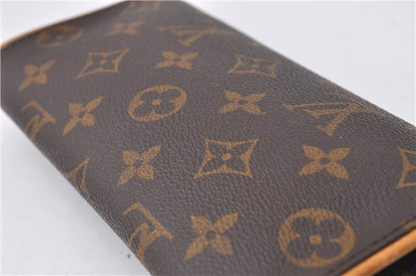 Auth Louis Vuitton Monogram Pochette Twin PM Shoulder Bag M51854 LV Junk 3335D