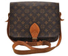 Authentic Louis Vuitton Monogram Cartouchiere GM M51252 Shoulder Cross Bag 3336I