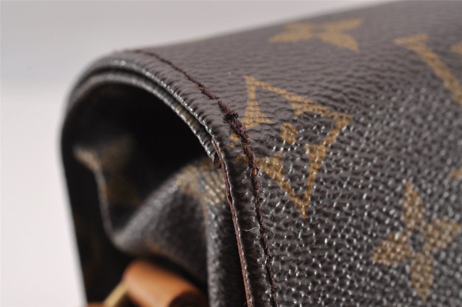 Authentic Louis Vuitton Monogram Cartouchiere GM M51252 Shoulder Cross Bag 3336I