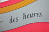 Authentic HERMES Carre 90 Scarf "Parmi Les Fleurs Je Compt" Silk Black Box 3338F