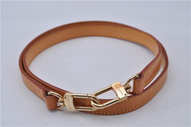 Authentic Louis Vuitton Leather Shoulder Strap Beige 39.6