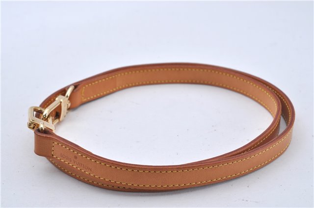 Authentic Louis Vuitton Leather Shoulder Strap Beige 39.6