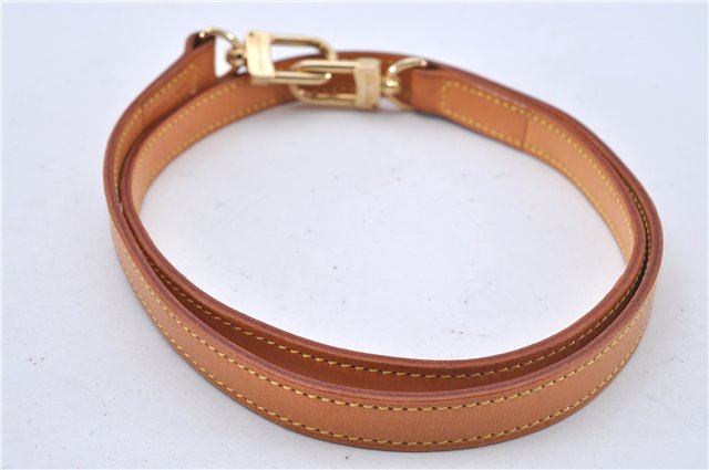 Authentic Louis Vuitton Leather Shoulder Strap Beige 39.6