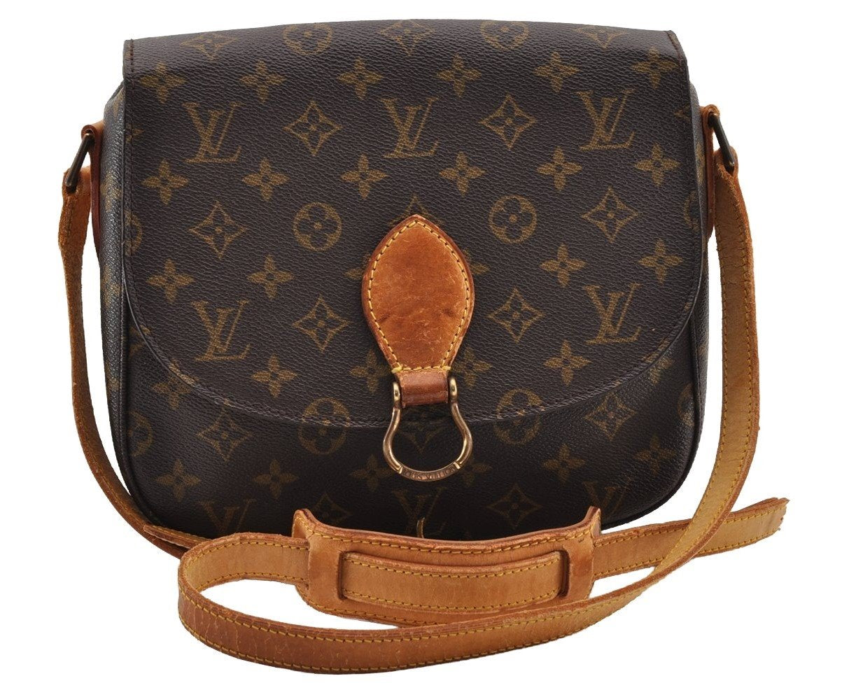 Authentic Louis Vuitton Monogram Saint Cloud GM M51242 Shoulder Bag Junk 3339I