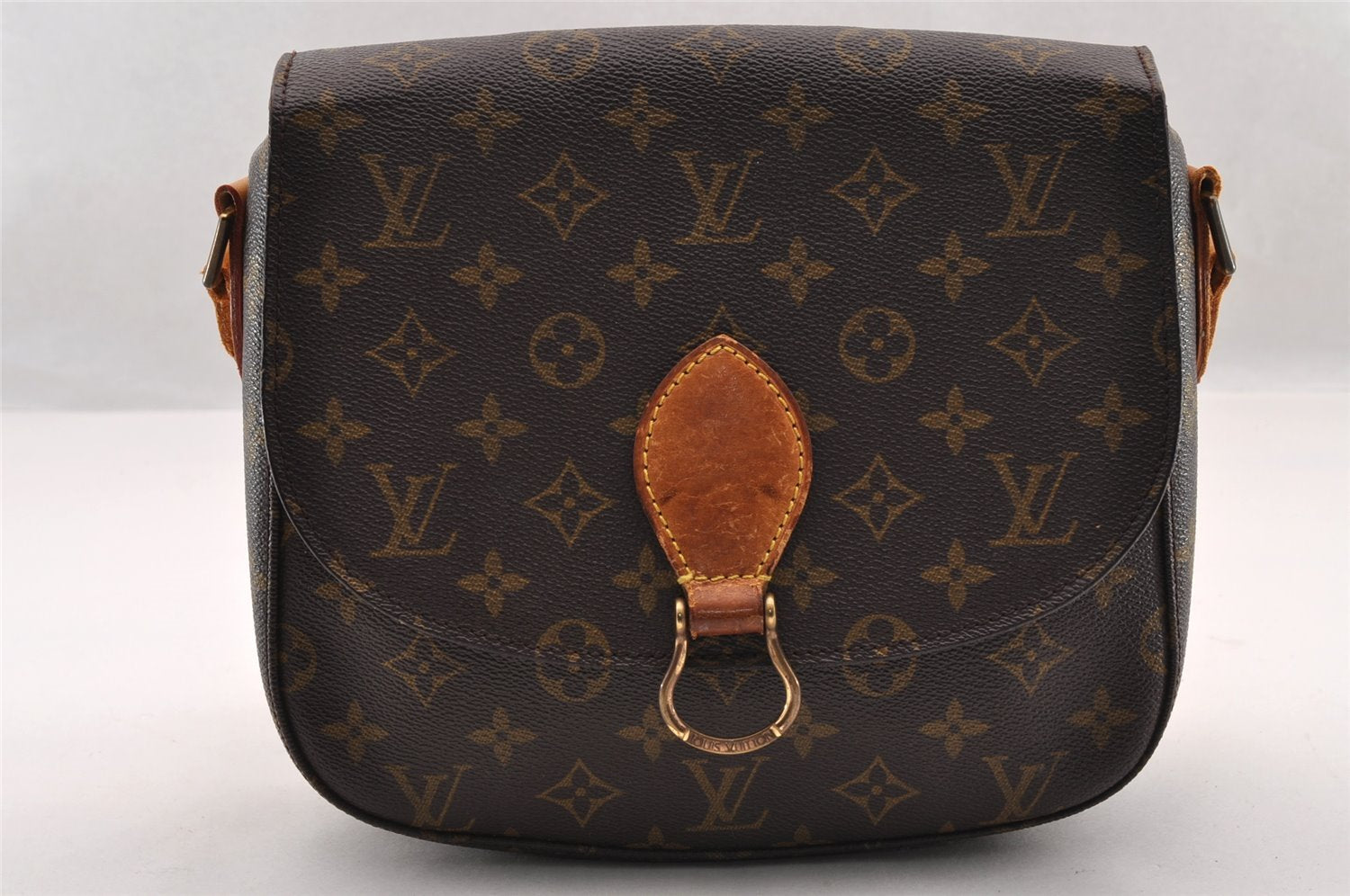 Authentic Louis Vuitton Monogram Saint Cloud GM M51242 Shoulder Bag Junk 3339I