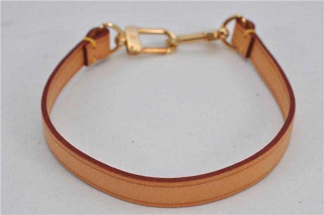 Authentic Louis Vuitton Leather Strap Beige 12.2