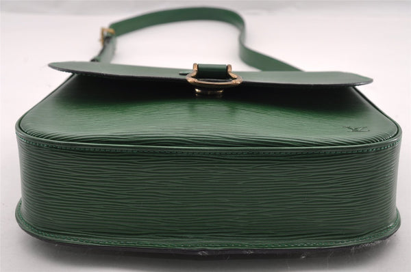 Auth Louis Vuitton Epi Saint Cloud GM Shoulder Cross Bag Green M52194 LV 3340I
