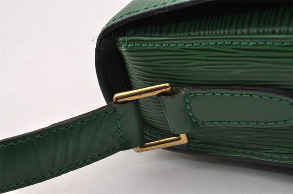 Auth Louis Vuitton Epi Saint Cloud GM Shoulder Cross Bag Green M52194 LV 3340I
