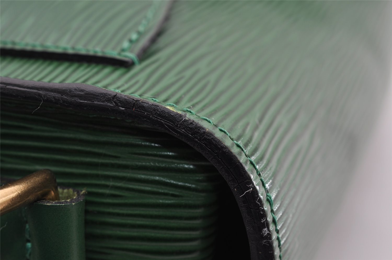 Auth Louis Vuitton Epi Saint Cloud GM Shoulder Cross Bag Green M52194 LV 3340I