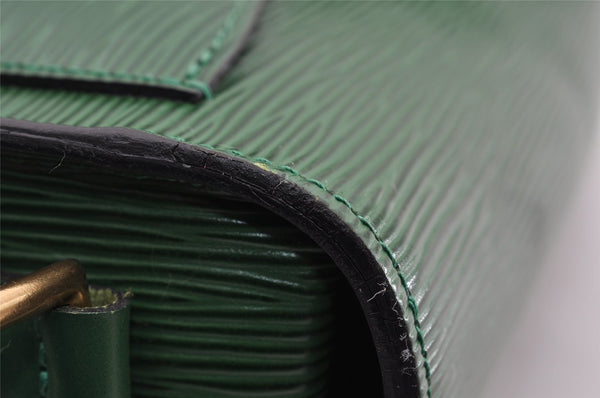 Auth Louis Vuitton Epi Saint Cloud GM Shoulder Cross Bag Green M52194 LV 3340I