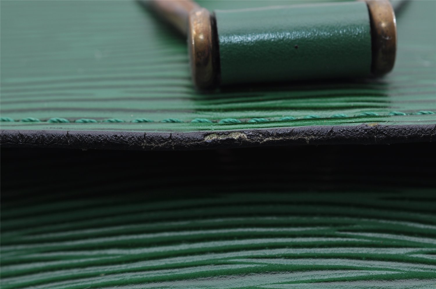 Auth Louis Vuitton Epi Saint Cloud GM Shoulder Cross Bag Green M52194 LV 3340I