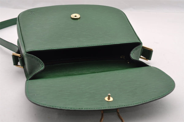 Auth Louis Vuitton Epi Saint Cloud GM Shoulder Cross Bag Green M52194 LV 3340I