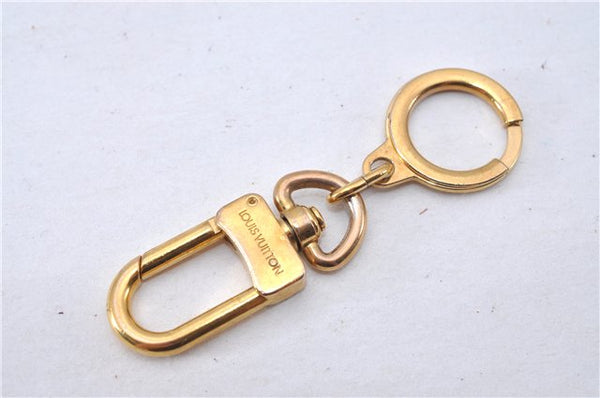 Authentic Louis Vuitton Charm Key Chain Anokre Gold M62694 LV 3341F