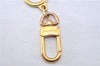 Authentic Louis Vuitton Charm Key Chain Anokre Gold M62694 LV 3341F