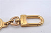 Authentic Louis Vuitton Charm Key Chain Anokre Gold M62694 LV 3341F