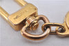 Authentic Louis Vuitton Charm Key Chain Anokre Gold M62694 LV 3341F