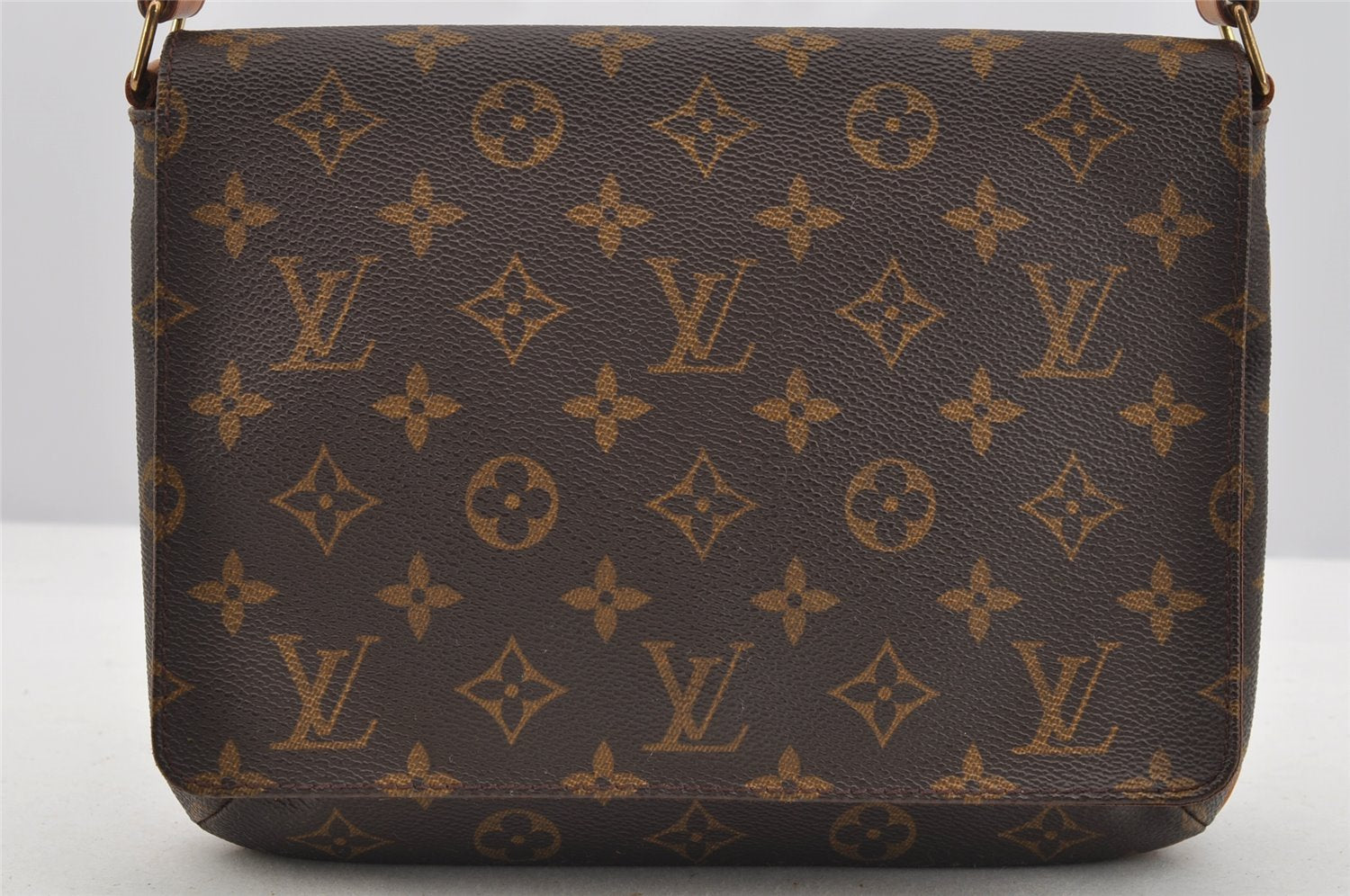Authentic Louis Vuitton Monogram Musette Tango Shoulder Bag M51257 LV 3342I