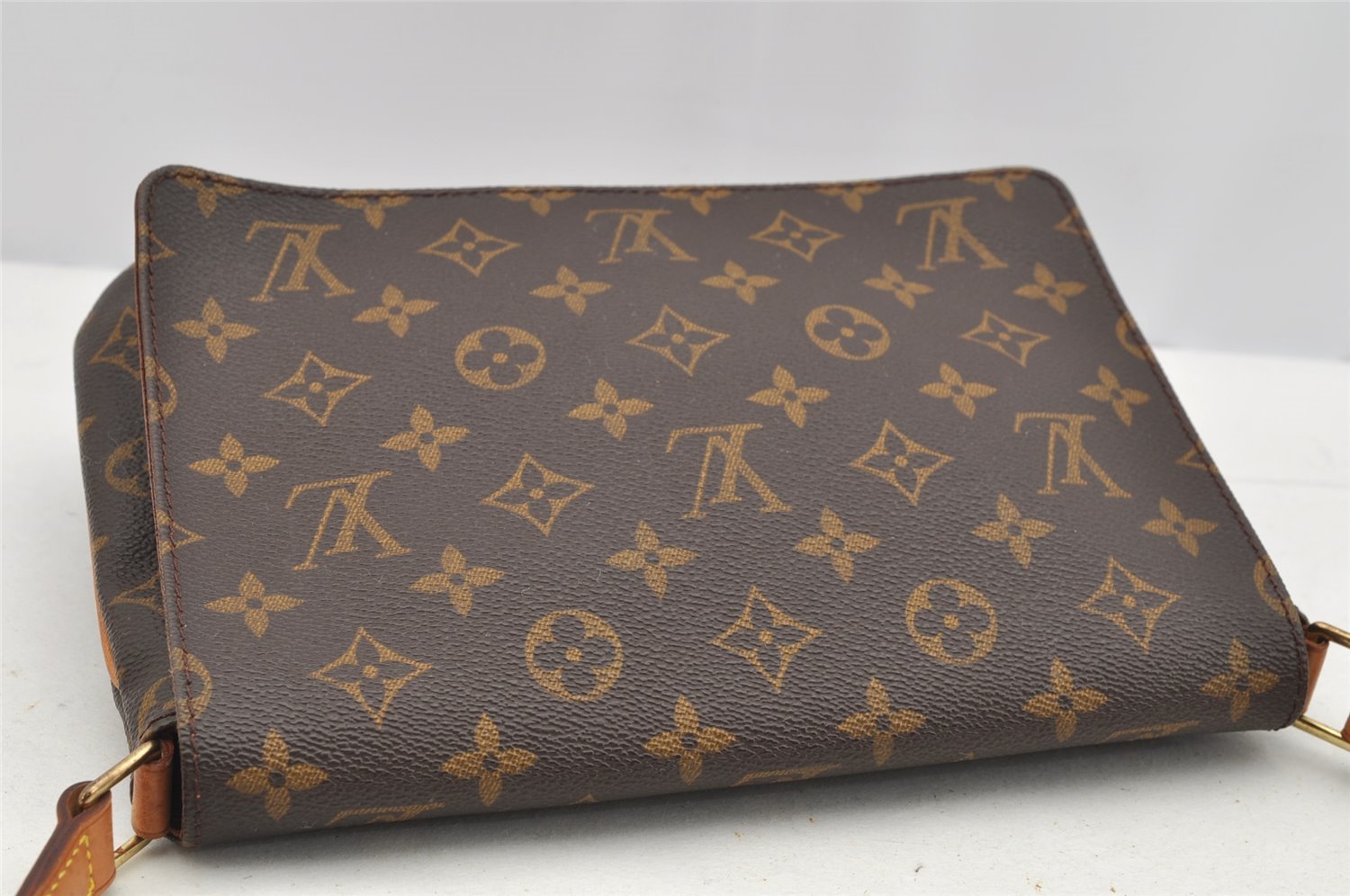Authentic Louis Vuitton Monogram Musette Tango Shoulder Bag M51257 LV 3342I