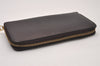 Authentic Louis Vuitton Vernis Zippy Wallet Long Purse Brown M93522 LV 3343I