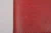 Authentic HERMES Vintage Agenda GM Notebook Cover Day Planner Leather Red 3345I