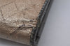 Authentic CHANEL Calf Skin Bicolore Vintage Long Wallet Purse Beige CC 3347I