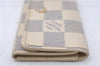 Authentic Louis Vuitton Damier Azur Multicles 4 Key Case Holder N60020 LV 3348D