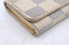 Authentic Louis Vuitton Damier Azur Multicles 4 Key Case Holder N60020 LV 3348D