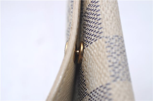 Authentic Louis Vuitton Damier Azur Multicles 4 Key Case Holder N60020 LV 3348D