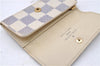Authentic Louis Vuitton Damier Azur Multicles 4 Key Case Holder N60020 LV 3348D