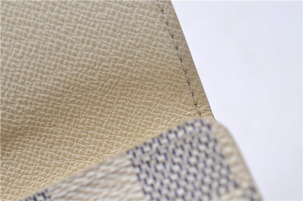 Authentic Louis Vuitton Damier Azur Multicles 4 Key Case Holder N60020 LV 3348D