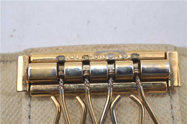 Authentic Louis Vuitton Damier Azur Multicles 4 Key Case Holder N60020 LV 3348D