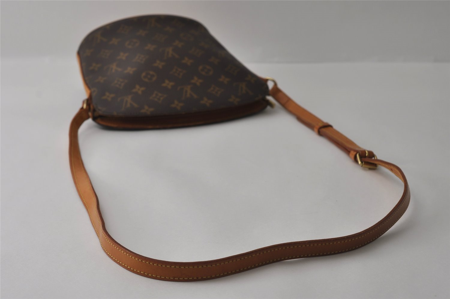 Authentic Louis Vuitton Monogram Drouot Shoulder Cross Body Bag M51290 LV 3350I