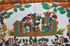 Authentic HERMES Carre 90 Scarf "ASTRES et SOLEILS" Silk Brown 3351E