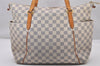 Authentic Louis Vuitton Damier Azur Totally MM Tote Bag N51262 LV 3351I
