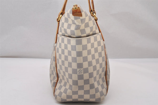Authentic Louis Vuitton Damier Azur Totally MM Tote Bag N51262 LV 3351I